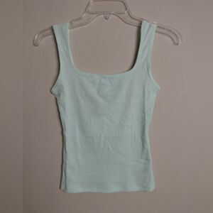NIA RIBBED Minty TANK. STRETCHY  SOFT SIZE Extra Small NWT